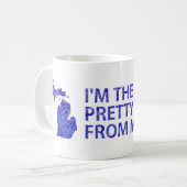 Ik ben het meisje uit Michigan Koffiemok (Voorkant links)