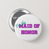 Ik ben het meisje van eer ronde button 5,7 cm (Voorkant /achterkant)