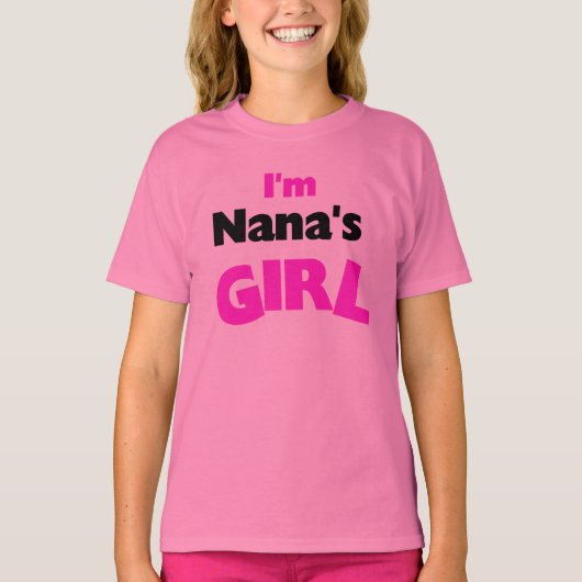 Ik ben het Meisje van Nana T-shirt (Voorkant)