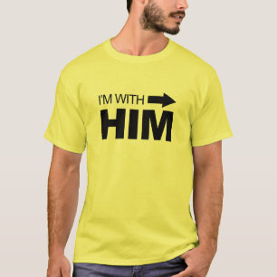 Ik ben het met hem eens t-shirt