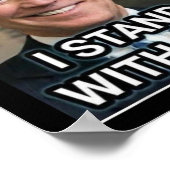 Ik ben het met Joe Biden1 eens Poster (Hoek)