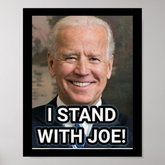 Ik ben het met Joe Biden1 eens Poster (Voorkant)