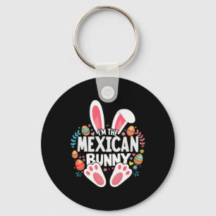 Ik ben het Mexicaanse konijn dat past bij het paas Sleutelhanger