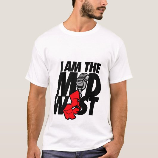 Ik ben het Midwesten T-shirt (Voorkant)