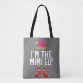 Ik ben het Mimi Elf-kerstkostuum. Tote Bag (Voorkant)