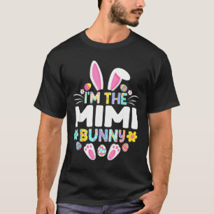 Ik ben het mimi konijn grappige pasen dag familie  t-shirt