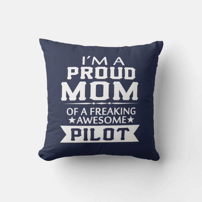 IK BEN HET MOM VAN EEN PROUD PILOT KUSSEN (Voorkant)