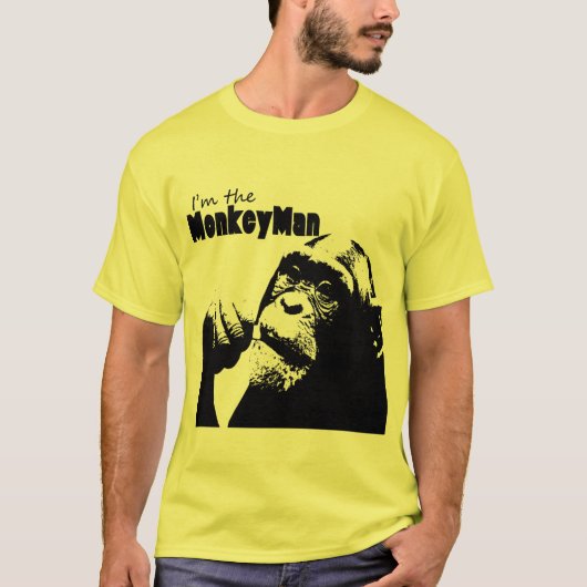 Ik ben het Monkey Man T-shirt (Voorkant)