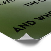 Ik ben het Motivatie Bijbelverse Poster voor herst (Hoek)