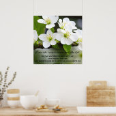 Ik ben het Motivatie Bijbelverse Poster voor herst (Keuken)