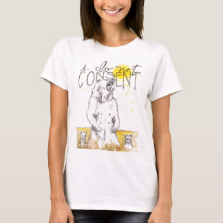 IK BEN HET NIET EENS MET mama Beer Hind Legs T-shirt