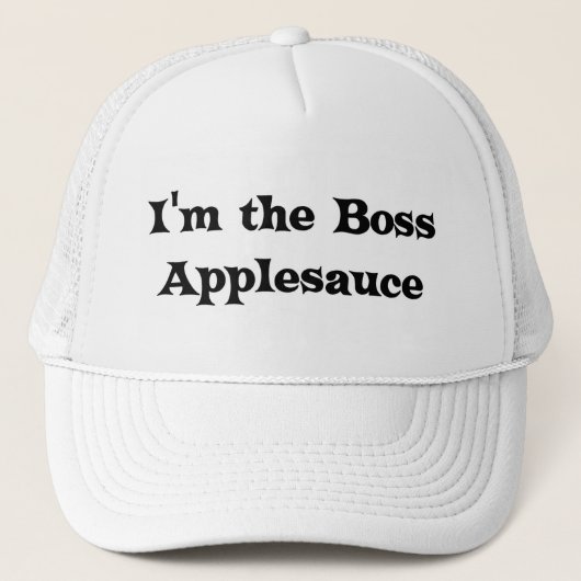 Ik ben het Pet van de Boss Applesauce (Voorkant)