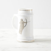 Ik ben het Polaire Beer. Doelpraktijk. Bierpul (Voorkant links)