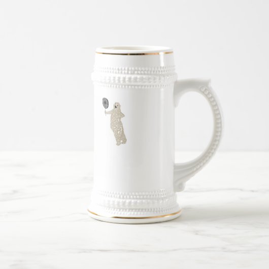 Ik ben het Polaire Beer. Doelpraktijk. Bierpul (Rechts)