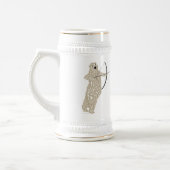 Ik ben het Polaire Beer. Doelpraktijk. Bierpul (Links)