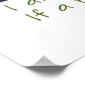 Ik ben het Poster John 15:5 citaat (Hoek)