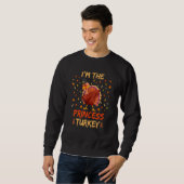 Ik ben het prinsessen kalkoen shirt bijpassende fa (Voorkant volledig)
