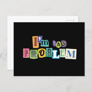 Ik ben het Probleem Collage Briefkaart