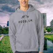"Ik ben het probleem" - Grappig handgeschreven let Hoodie