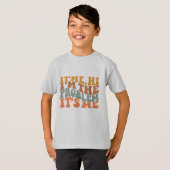 Ik ben het probleem met m'n roovy Retro T-shirt (Voorkant volledig)
