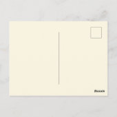 Ik ben het probleem van een grappige kat - minimaa briefkaart (Achterkant)