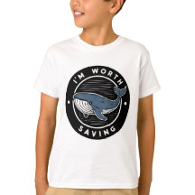 "IK BEN HET REDDEN VAN WALVIS T SHIRT WAARD