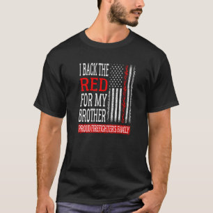 Ik ben het rood voor de familie van mijn broer bra t-shirt