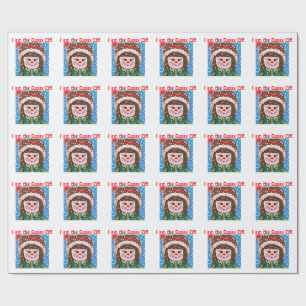 Ik ben het Sassy Elf Inpakpapier