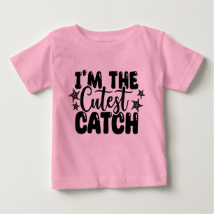 Ik ben het Schattigee Catch Pink Baby T-shirt