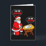Ik ben het seizoen Sinterklaas Ik ben de reden Jez Kaart<br><div class="desc">Ik ben het seizoen Sinterklaas Ik ben de reden Jezus Leuke Kerst</div>