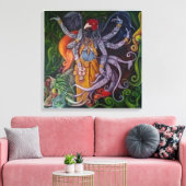 Ik ben het Siam bos! Canvas Afdruk (Insitu (Woonkamer))