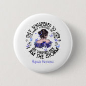 Ik ben het Storm Alopecia Bewustheid Ronde Button 5,7 Cm (Voorkant)