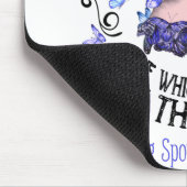 Ik ben het Storm Ankylosing Spondylitis Bewustheid Muismat (Hoek)