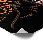 Ik ben het storm Black Woman CRPS Awareness Poster (Hoek)