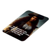 Ik ben het Storm Black Woman Pirate Art Magneet (Linkerzijde)