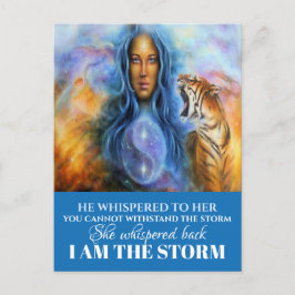 IK BEN HET STORM BRIEFKAART