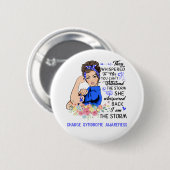 Ik ben het Storm CHARGE SYNDROME Awareness Ronde Button 5,7 Cm (Voorkant /achterkant)