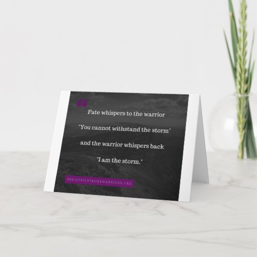 Ik ben het Storm collectie Kaart (Voorkant)