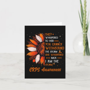 Ik ben het Storm CRPS Awareness Month Warrior Sina Kaart