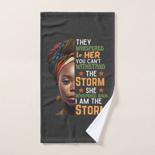 Ik ben het Storm dat ze achter de Afrikaanse vrouw Handdoek (Handdoek)