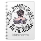 Ik ben het Storm Diabetes Bewustheid Notitieboek (Voorkant)