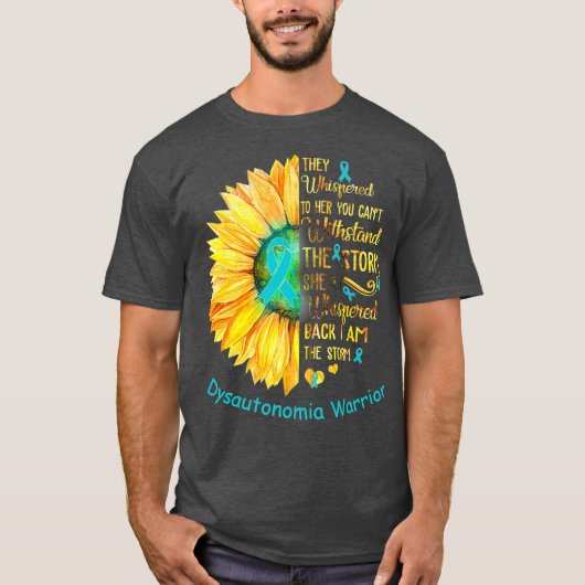 Ik ben het Storm Dysautonomia Warrior T-shirt (Voorkant)