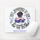 Ik ben het Storm Dystoniebewustzijn Muismat (Met muis)