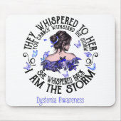 Ik ben het Storm Dystoniebewustzijn Muismat (Voorkant)