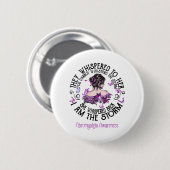 Ik ben het Storm Fibromyalgie Bewustheid Ronde Button 5,7 Cm (Voorkant /achterkant)