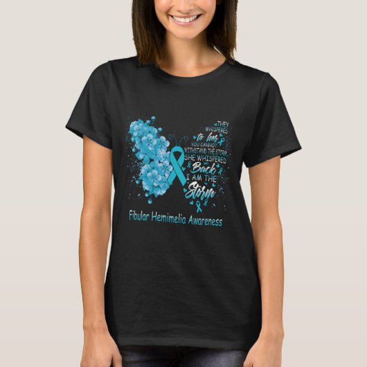 Ik ben het Storm Fibular Hemimelia Bewustheid T-shirt (Voorkant)