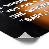 Ik ben het Storm Floral Black Woman Waterverf Art Poster (Hoek)