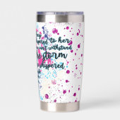 Ik ben het storm geïsoleerde drinkbeker (Achterkant)