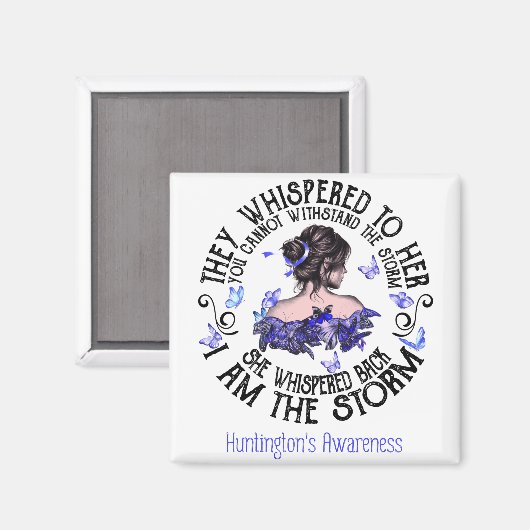 Ik ben het Storm Huntington's bewustzijn Magneet (Voorkant / Achterkant)