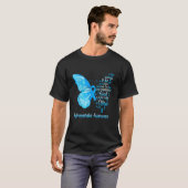 Ik ben het Storm Hydrocephalus Awareness Butterfly T-shirt (Voorkant volledig)